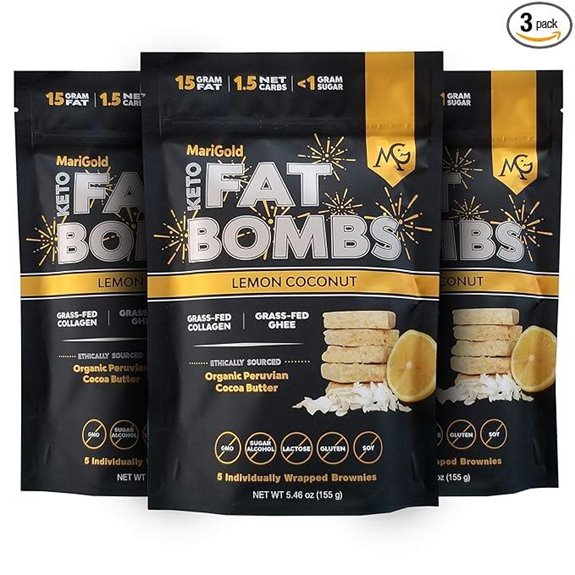 Keto Lemon Coconut Fat Bombs with Collagen</s