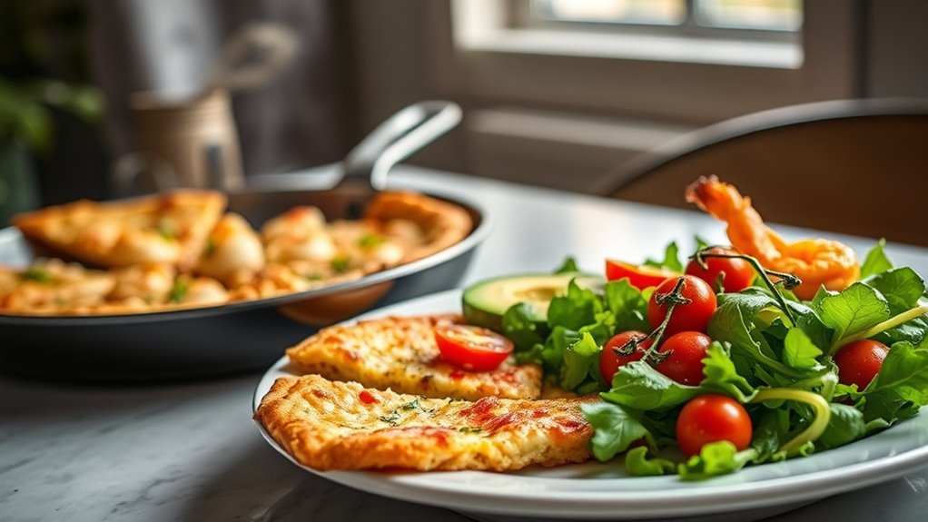 keto meals balancing texture and flavor