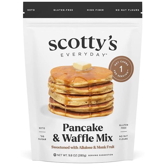 Keto Pancake & Waffle Mix 1g Net Carbs