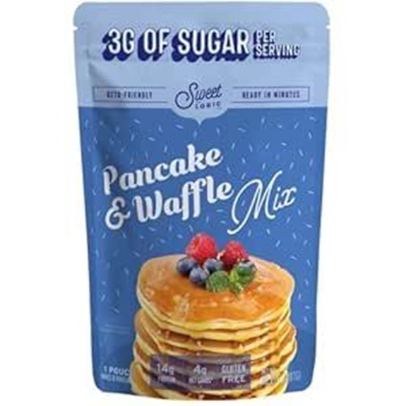 Keto Pancake & Waffle Mix — 1–2g Net Carbs