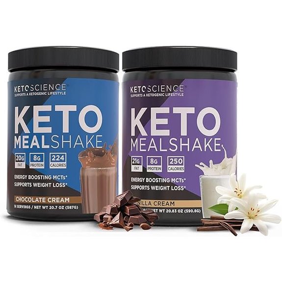 keto shake chocolate vanilla