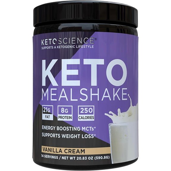 keto shake vanilla flavor fourteen servings