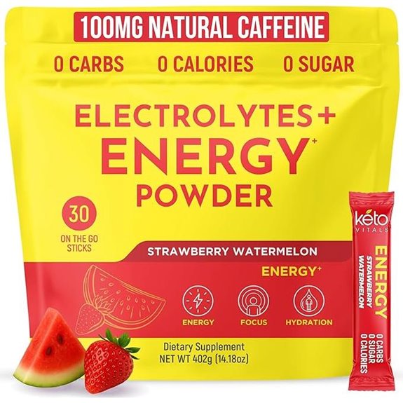 Keto Vitals Electrolyte Energy Drink Packets (30)