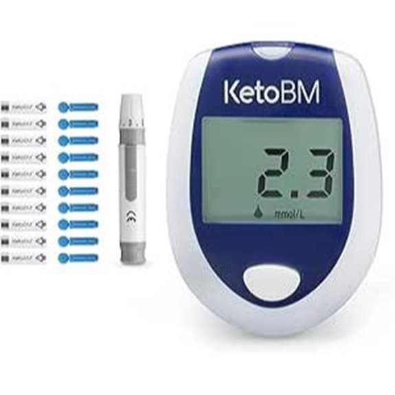 KetoBM Blood Ketone Meter Kit with Strips