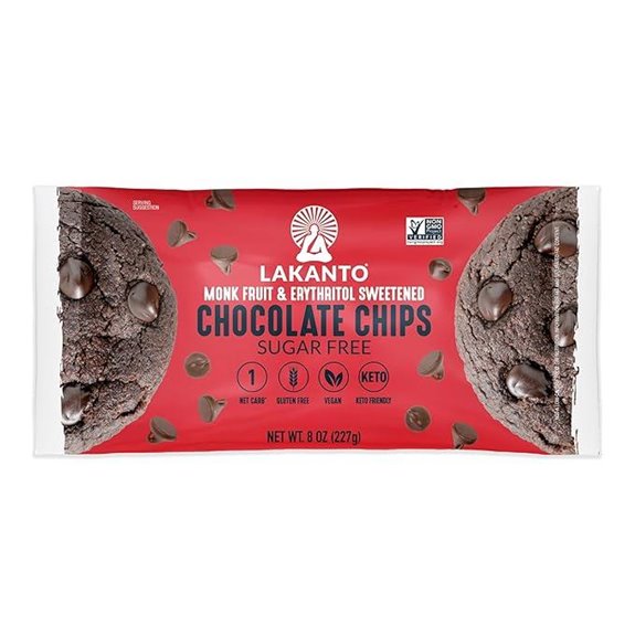 Lakanto Sugar Free Semi-Sweet Chocolate Chips (8 oz)
