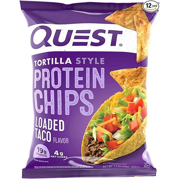 Quest Nutrition Loaded Taco Protein Chips (12)