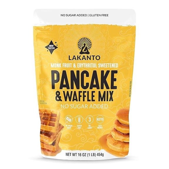 Lakanto Pancake & Waffle Mix - Low Carb Keto Gluten-Free
