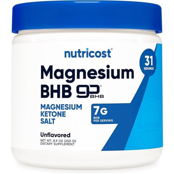 Nutricost Magnesium BHB Salts - Exogenous Ketone Supplement