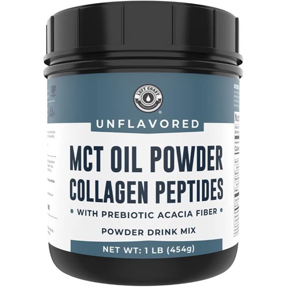 MCT Oil Powder with Collagen & Fiber (16oz)