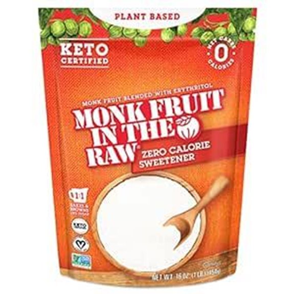 Monk Fruit in the Raw Sugar-Free Sweetener 16 oz