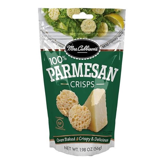 Mrs. Cubbison's Parmesan Crisps Keto Snack Topper