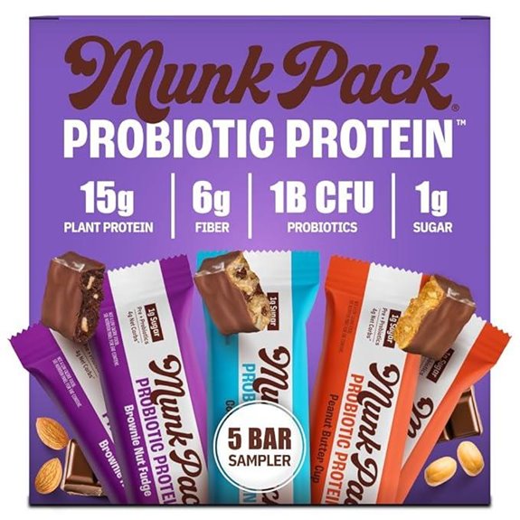 Munk Pack Probiotic Protein Bars (5 Count)