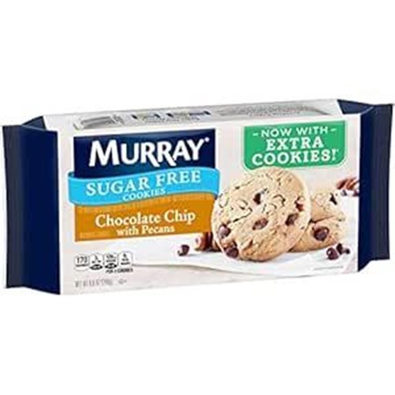 Murray Sugar Free Cookies Chocolate Chip with Pecans 8.8 Ounce Tray