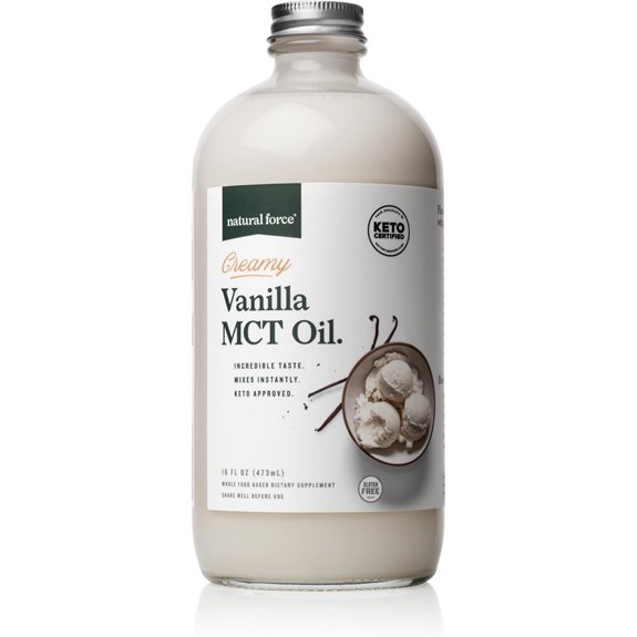 Natural Force Creamy Vanilla MCT Oil (16 oz)