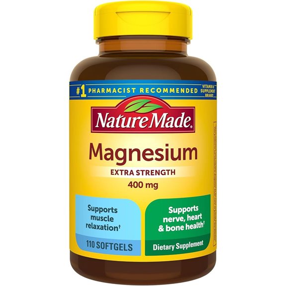 Nature Made Magnesium Oxide 400 mg Softgels - 110 Day Supply
