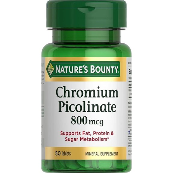 Nature&rsquo;s Bounty Chromium Picolinate 800 mcg 50 Tablets
