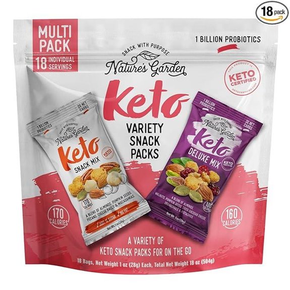 Nature’s Garden Keto Variety Snack Packs (18 Servings)