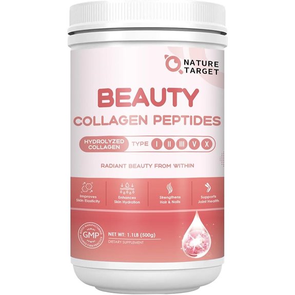 Nature Target Beauty Collagen Peptides Powder (50 Servings)