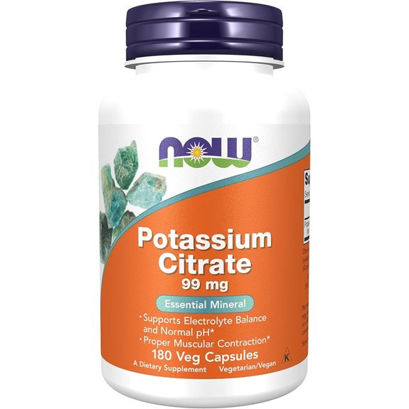 NOW Foods Potassium Citrate 99 mg Capsules