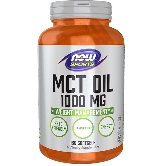 NOW Sports MCT Oil 1,000 mg Softgels (150)