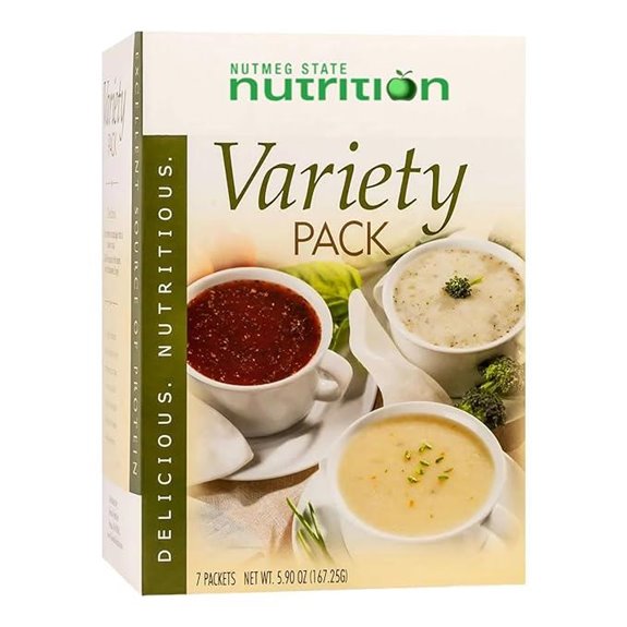 Nutmeg State Nutrition High-Protein Instant Soup Mix (Variety)