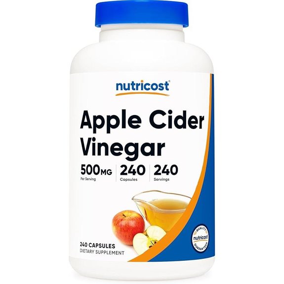 Nutricost Apple Cider Vinegar Capsules 500mg