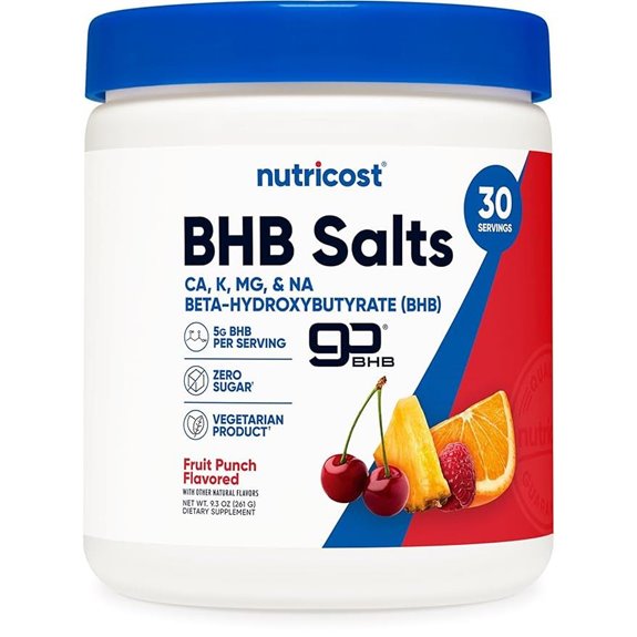 Nutricost BHB Salts Drink Mix Fruit Punch