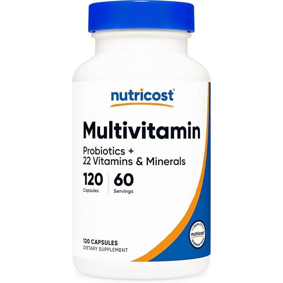 Nutricost Multivitamin with Probiotics (120)