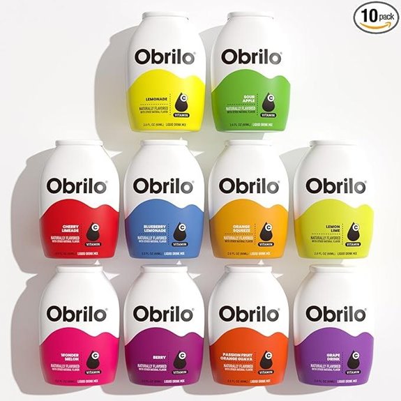 Obrilo Water Enhancer Drops – Zero Sugar Variety Pack