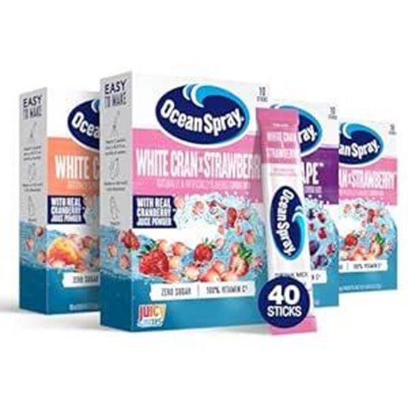 Ocean Spray Zero Sugar Powder Drink Mix Packets (40ct)