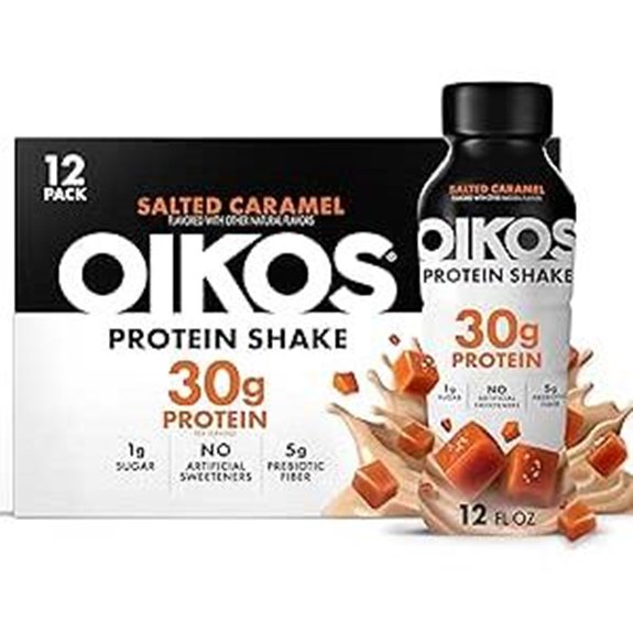 Oikos Salted Caramel High Protein Shake (12)
