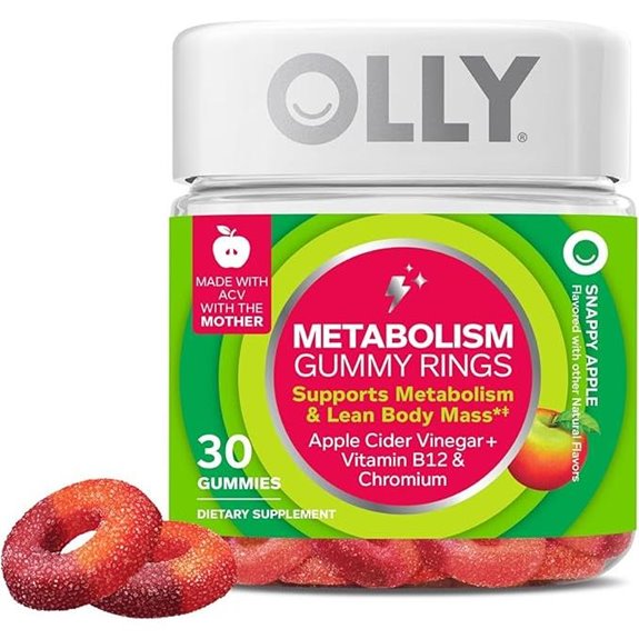 OLLY Metabolism Gummies: Apple Cider Vinegar & Digestive Health
