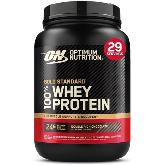 Optimum Nutrition Whey Protein Powder – Double Rich Chocolate