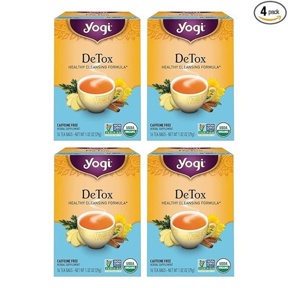 Yogi Tea DeTox - Organic Detox Tea (64 Bags)
