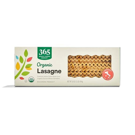 365 by Whole Foods Market Organic Lasagne 16 Ounce