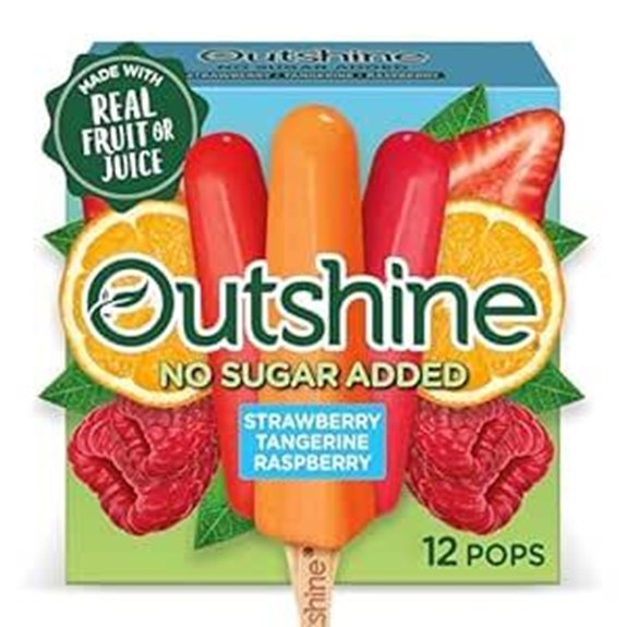 Outshine Frozen Fruit Bars – No Sugar Added 12 Count