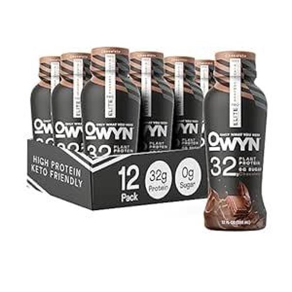 OWYN Pro Elite Vegan Protein Shake – Chocolate (12)