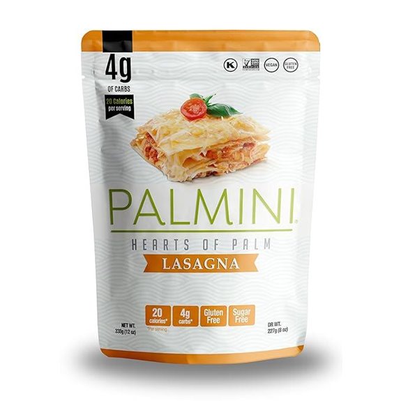 Palmini Lasagna Noodles: Low-Carb Plant-Based Pasta (12 oz)