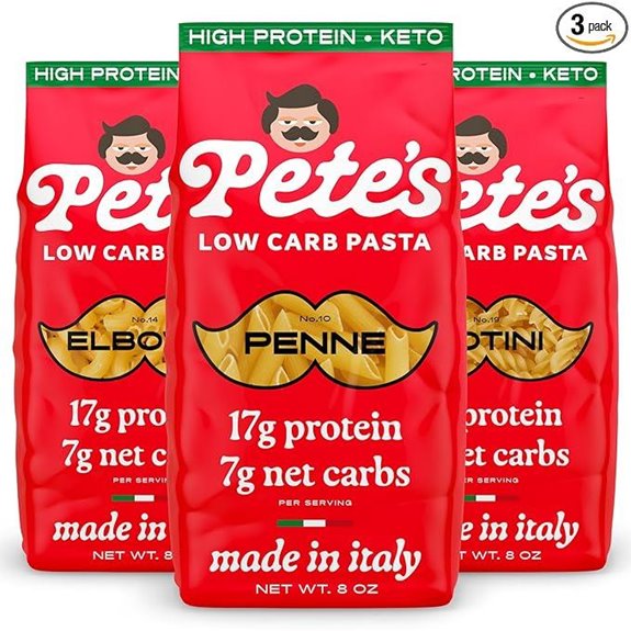 Pete’s Pasta High-Protein Low-Carb Pasta 3-Pack