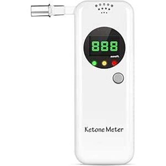 Ketone Breath Meter with Mouthpieces (Portable)