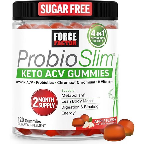 ProbioSlim Keto ACV Gummies with Probiotics & Prebiotics