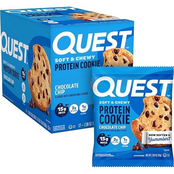 Quest Nutrition Chocolate Chip Protein Cookie (12 Count)