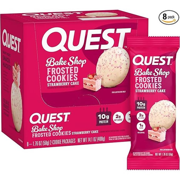 Quest Nutrition Frosted Cookies Twin Pack (Strawberry)
