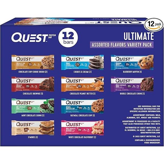 Quest Nutrition Protein Bars Variety Pack (12 Count)