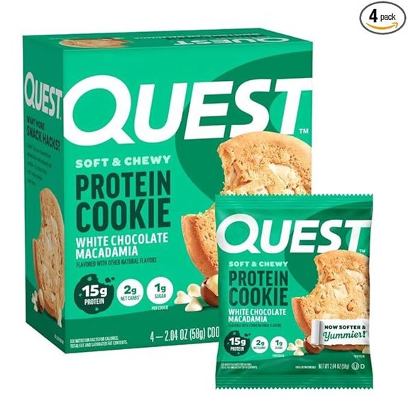 Quest Nutrition White Chocolate Macadamia Protein Cookies (4)