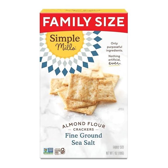 Simple Mills Almond Flour Crackers - Sea Salt (7 oz)