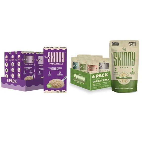 Skinny Truffle Parm Risotto & Konjac Pasta 12-Pack