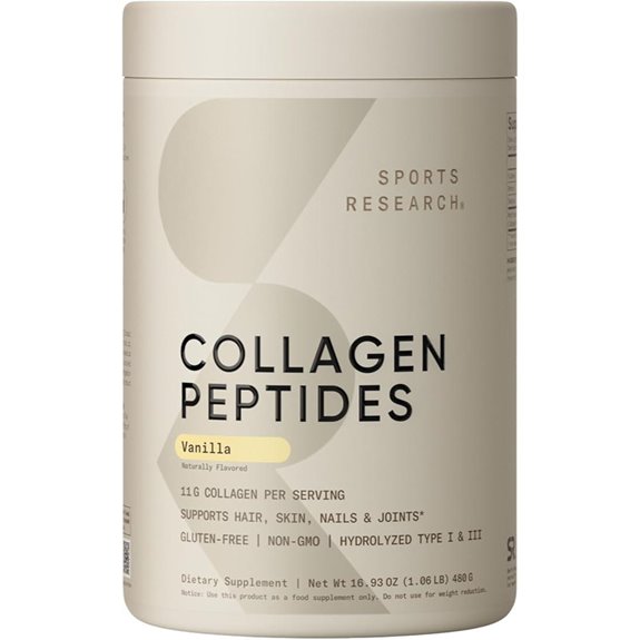 Sports Research Collagen Peptides Powder for Skin & Joints