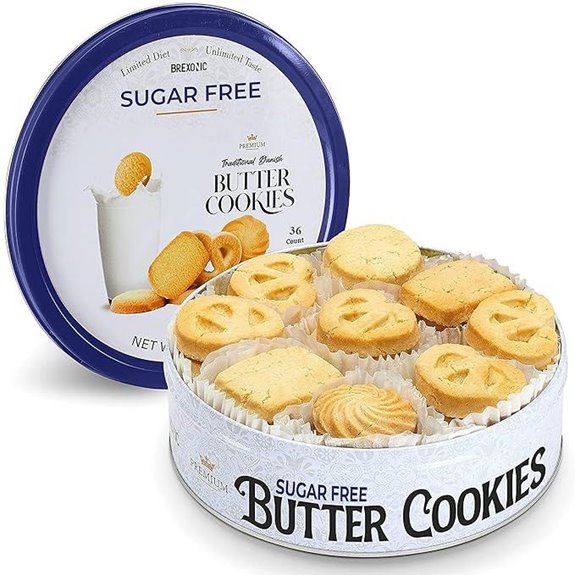 Sugar Free Butter Cookies 11 oz Shortbread Assortment