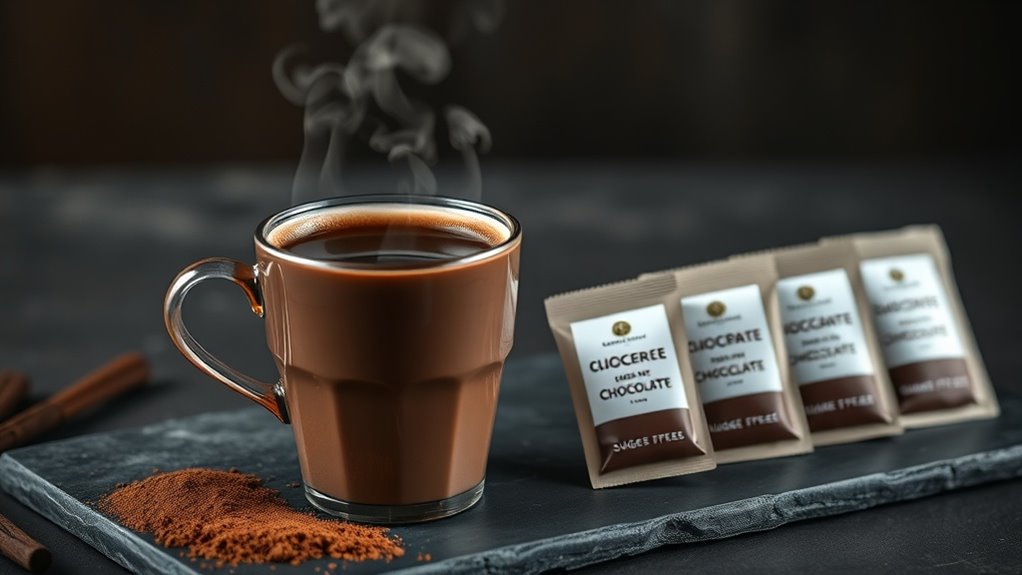 sugar free hot chocolate considerations sugar flavor sweeteners convenience